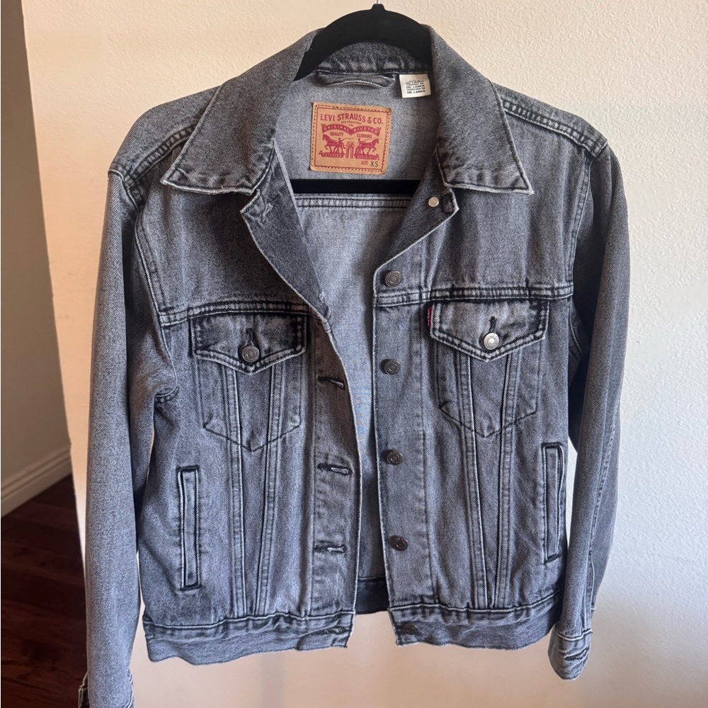 Levi’s Light Black Denim Wash Jacket XS